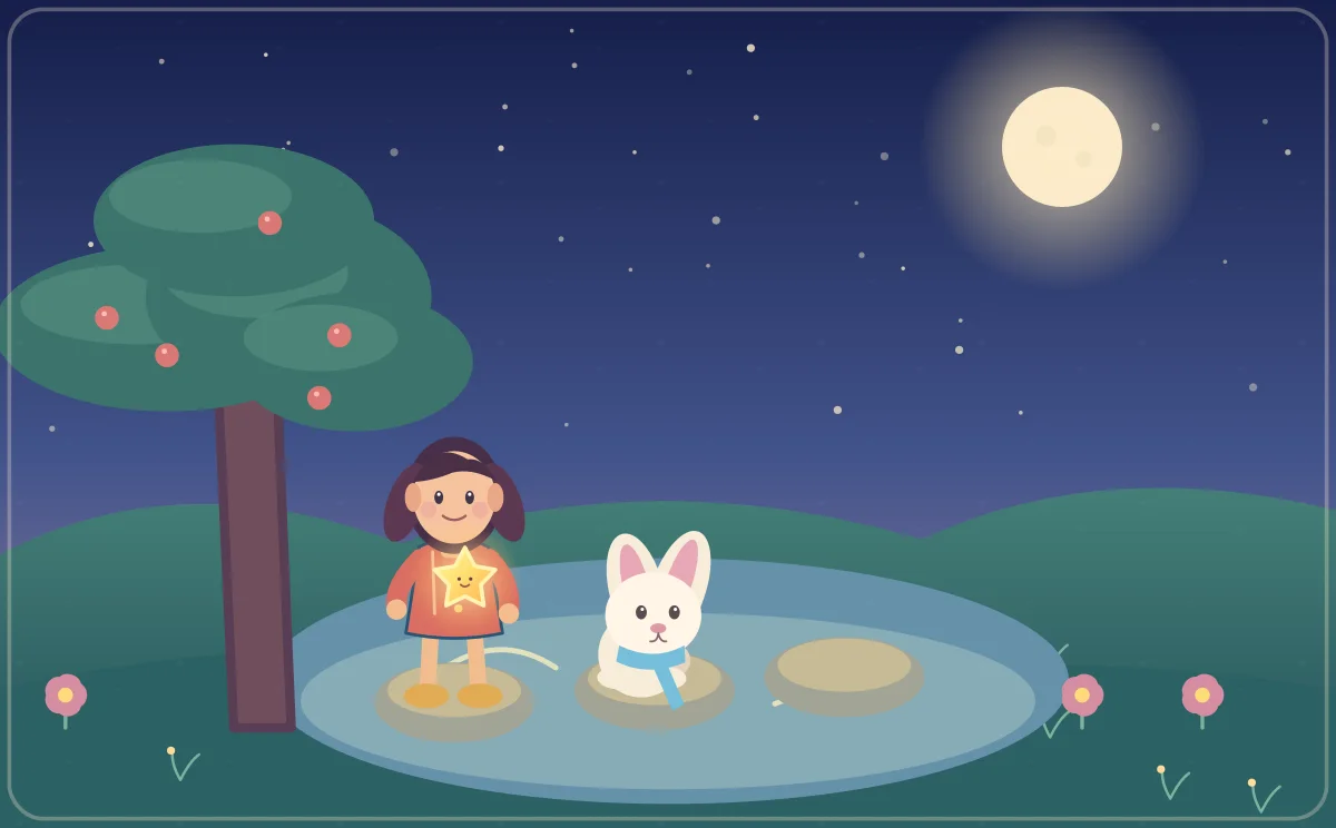 رسم المشهد 4: الطريق فوق البركة