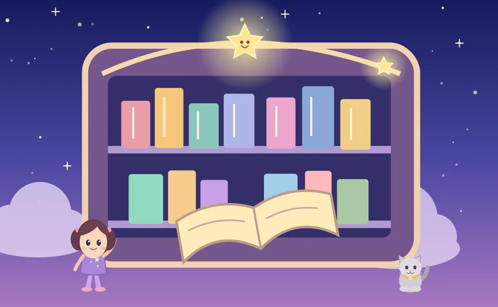 رسم المشهد 5: مكتبة الحكايات التي لم تُكتب بعد
